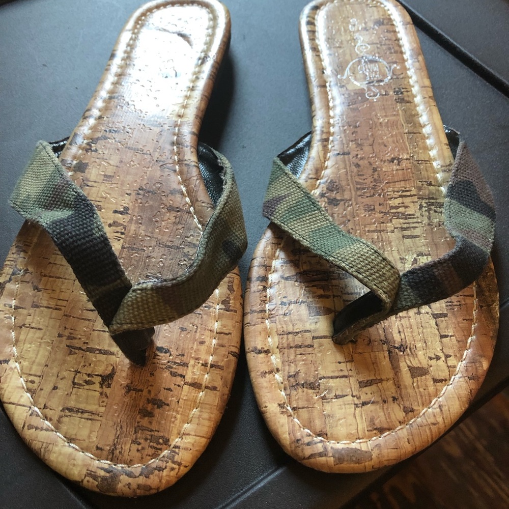 Camouflage Flip Flops